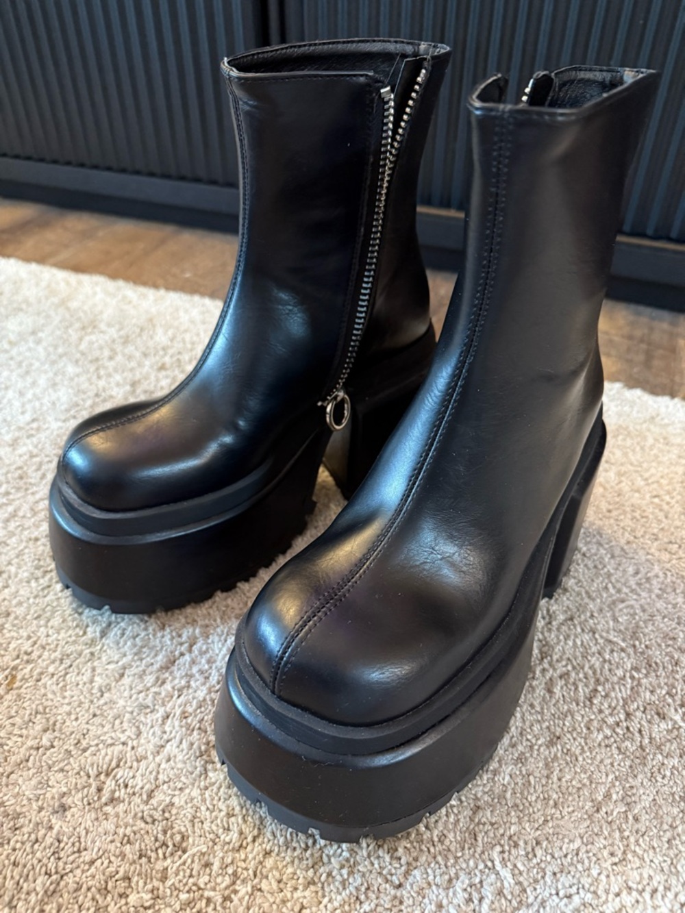 Dolls kill platform ankle boots